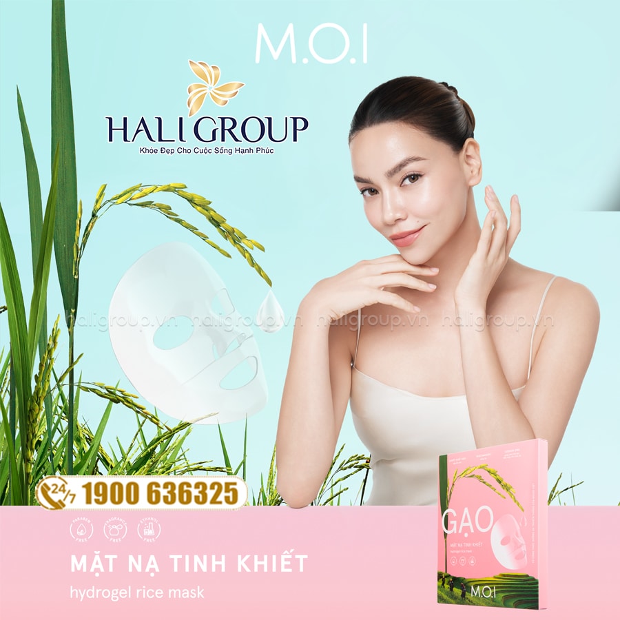 Mặt Nạ Gạo Tinh Khiết Sáng Da M.O.I Hydrogel Rice Mask mới