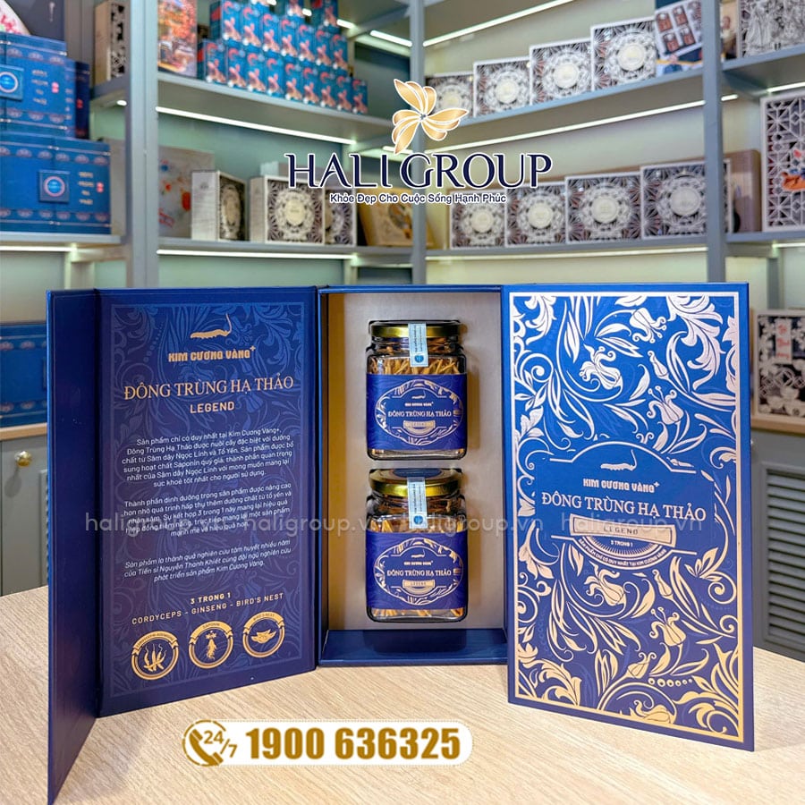 cách dùng Đông Trùng Hạ Thảo Legend Kim Cương Vàng