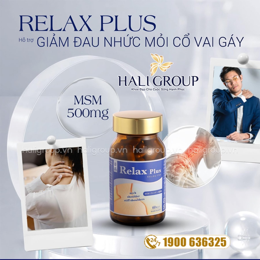 công dụng Viên Uống Relax Plus Jpanwell Nhật Bản – Hỗ Trợ Giảm Đau Khớp