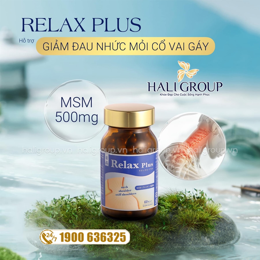thành phần Viên Uống Relax Plus Jpanwell – Hỗ Trợ Giảm Đau Khớp