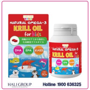 Hình đại diện Dầu Nhuyễn Thể Natural Omega-3 Krill Oil Eikenbi Kids Nhật Bản