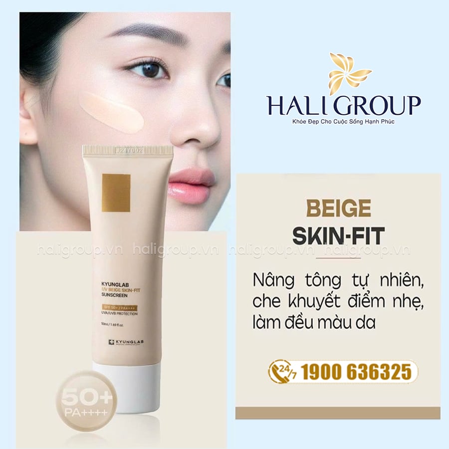 công dụng Kem Chống Nắng Nâng Tone KyungLab UV Beige Skin-Fit Sunscreen
