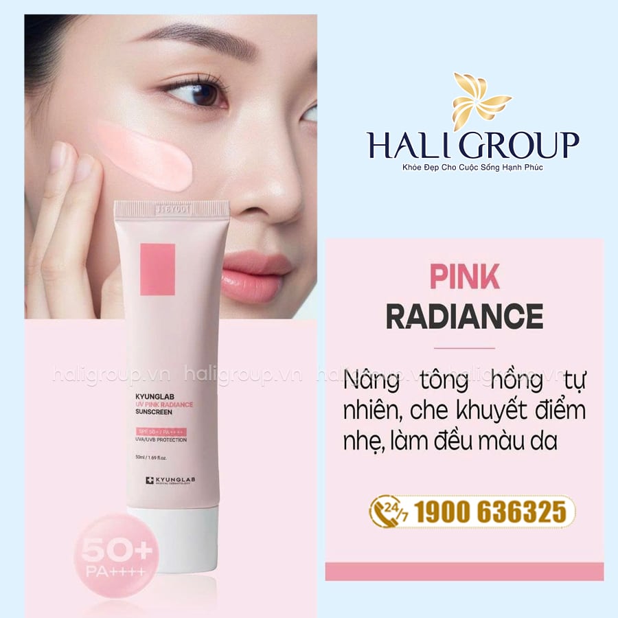 công dụng Kem Chống Nắng Nâng Tone KyungLab UV Pink Radiance Sunscreen