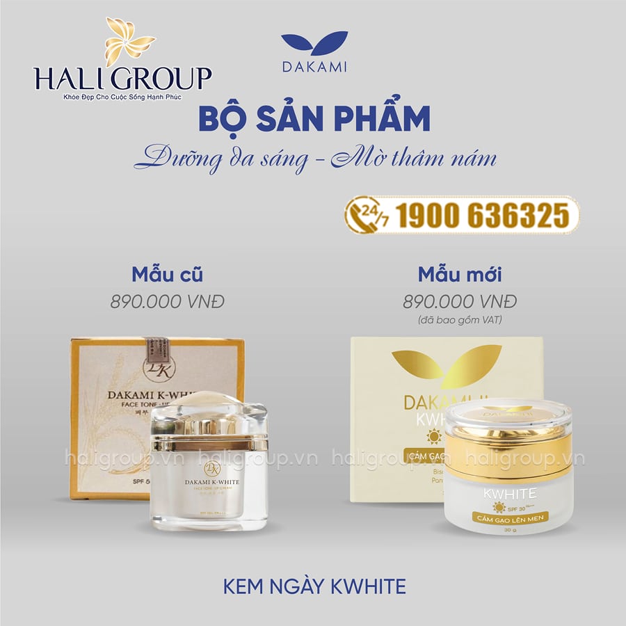 kem ngày kwhite mẫu mới