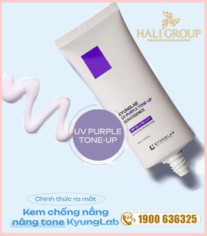 Hình khuyến mãi Kem Chống Nắng Nâng Tone UV Purple Tone-Up Sun Essence KyungLab