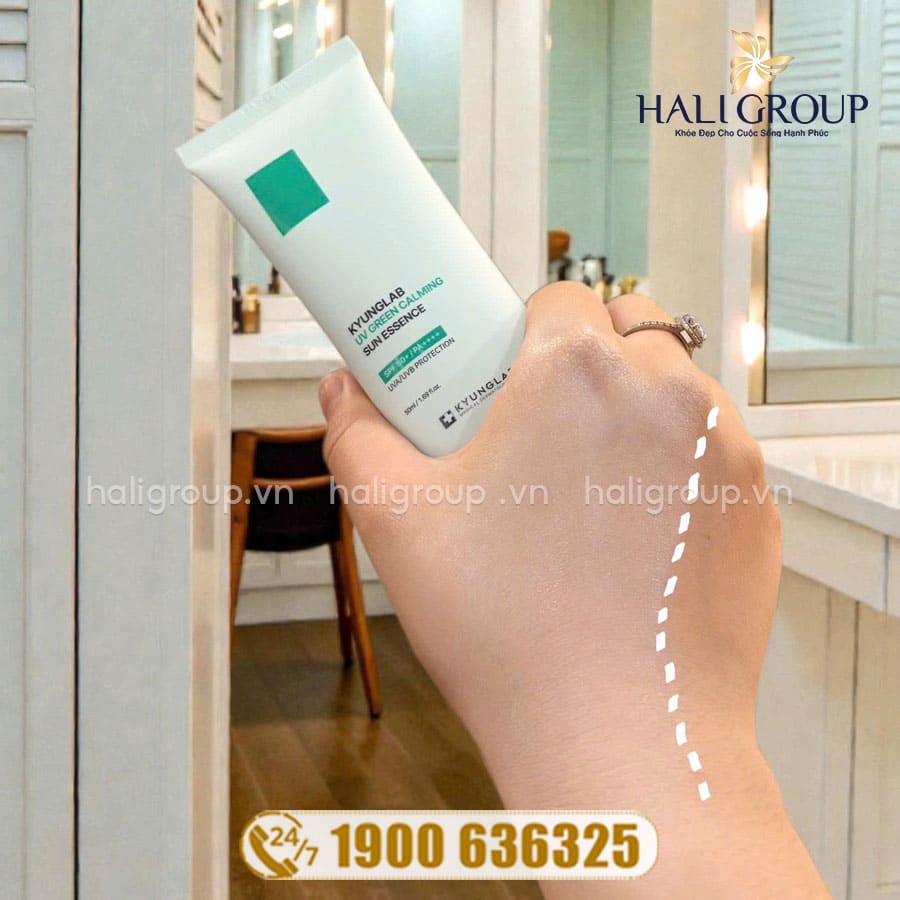 Hướng dẫn sử dụng Kem Chống Nắng Nâng Tone UV Green Calming KyungLab