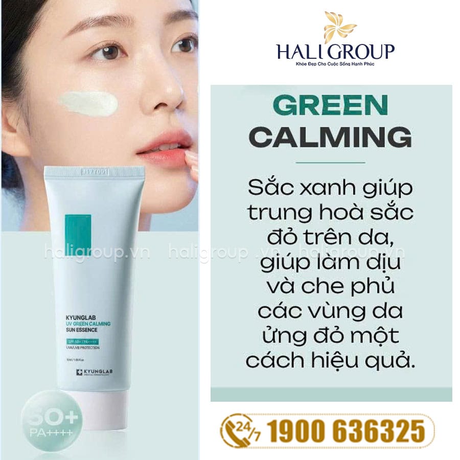 Kem Chống Nắng Nâng Tone UV Green Calming KyungLab