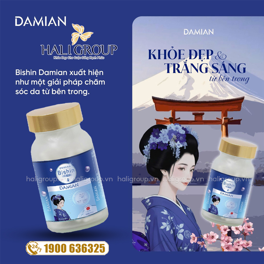 công dụng Viên Uống Bishin Damian