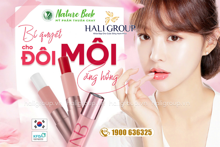 Son Dưỡng Môi Thuần Chay The Nature Book Carecell Vegan Lipbalm