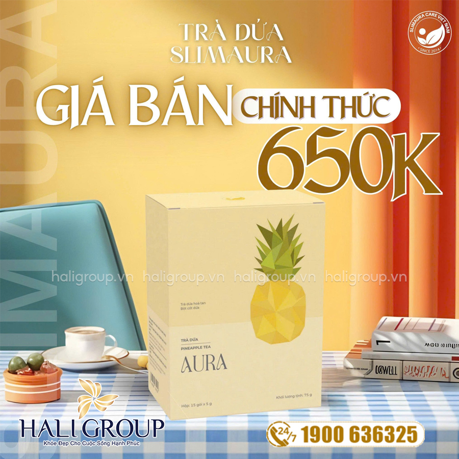 Trà Dứa Aura Pineapple Tea SlimAura