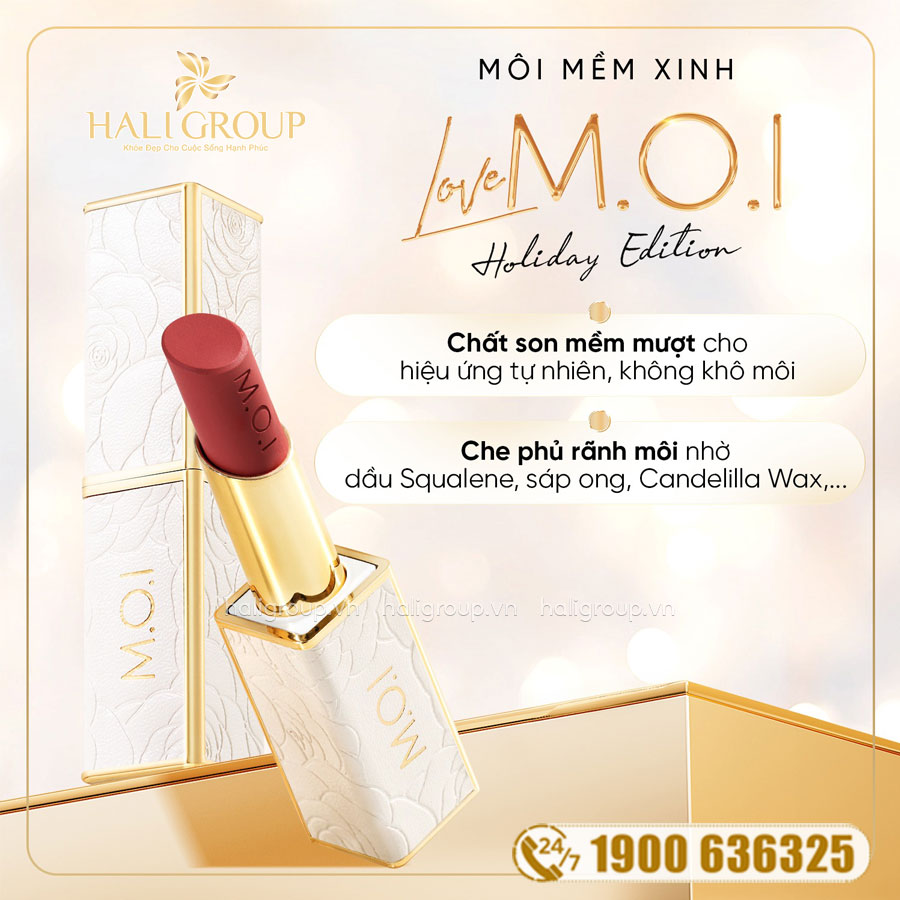 Son Thỏi Love M.O.I Holiday Phiên Bản Mùa Lễ Hội
