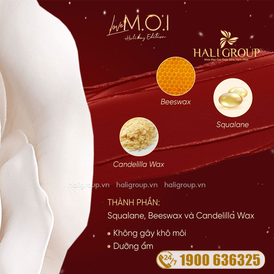 Son Thỏi Love M.O.I Holiday Phiên Bản Mùa Lễ Hội