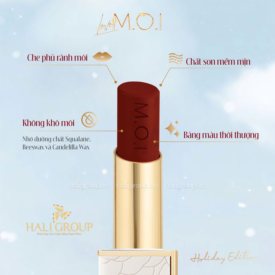 Son Thỏi Love M.O.I Holiday Phiên Bản Mùa Lễ Hội