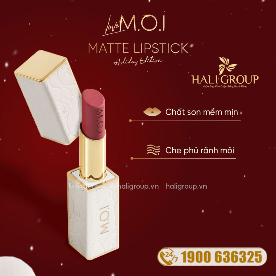 Son Thỏi Love M.O.I Holiday Phiên Bản Mùa Lễ Hội