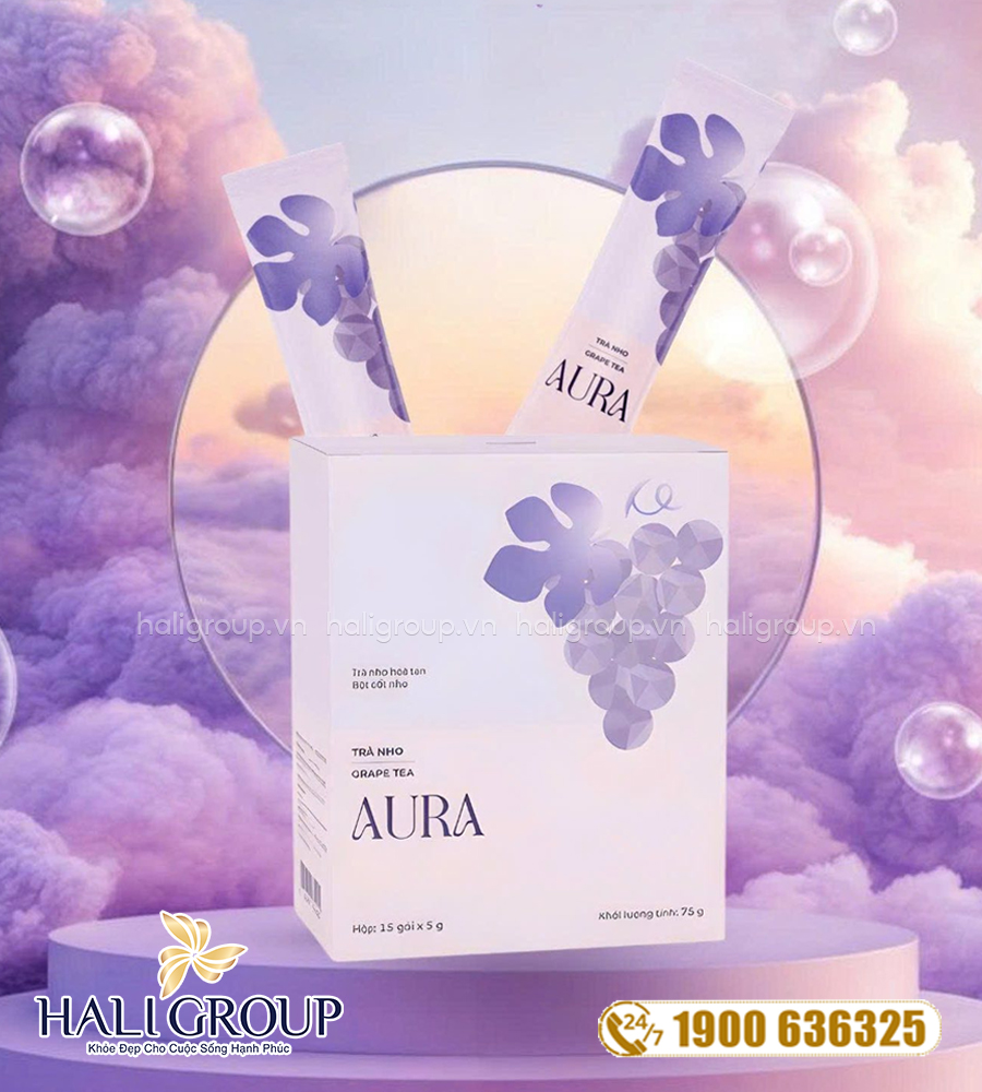 thành phần Trà Nho Aura Grape Tea SlimAura