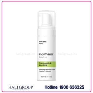 Bọt Rửa Mặt Hỗ Trợ Kháng Viêm Và Kiểm Soát Bã Nhờn Inopharm Acne Care Clarifying Cleansing Foam