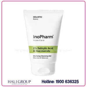 Gel Rửa Mặt Dịu Nhẹ Kiềm Dầu & Sáng Da Inopharm Acne Care Clarifying Cleansing Gel
