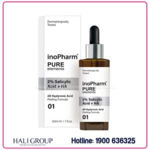 InoPharm 2% Salicylic Acid + HA Peeling Formula - Peel Kháng Viêm, Giảm Mụn và Se Khít Lỗ Chân Lông