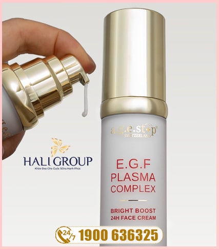 Hình khuyến mãi Kem Dưỡng EGF Tăng Cường Làm Sáng & Dịu Da Agestop E.G.F. Plasma 24h Face Cream