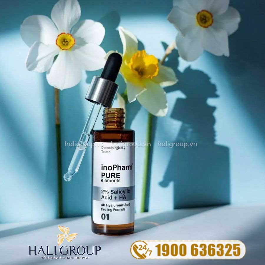 InoPharm 2% Salicylic Acid + HA Peeling Formula - Peel Kháng Viêm, Giảm Mụn và Se Khít Lỗ Chân Lông