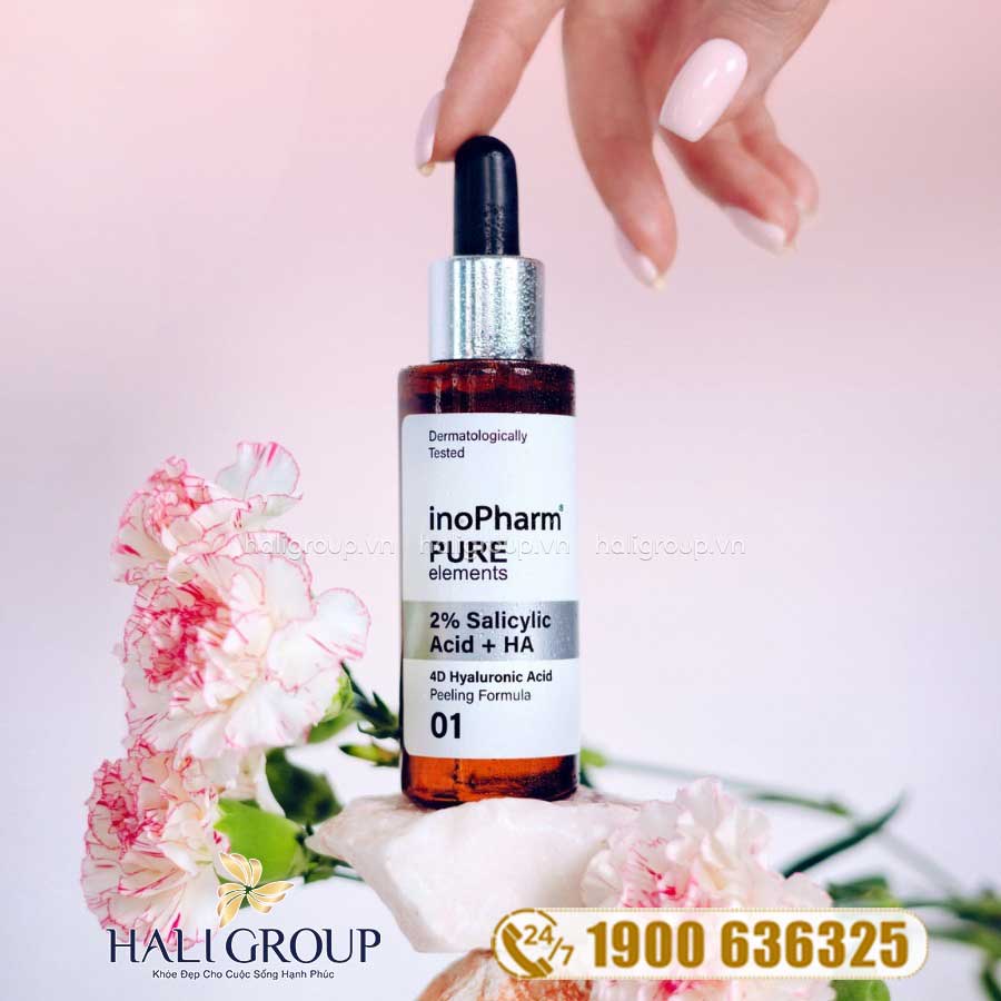 InoPharm 2% Salicylic Acid + HA Peeling Formula - Peel Kháng Viêm, Giảm Mụn và Se Khít Lỗ Chân Lông