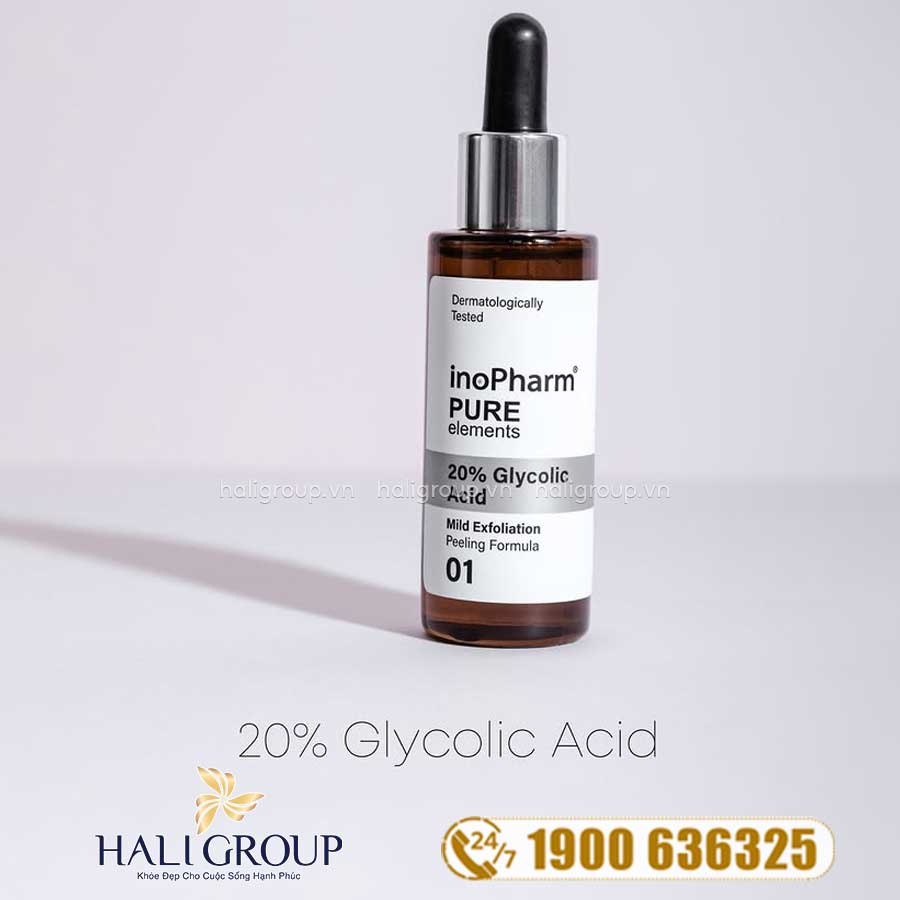 Peel Làm Sáng Da Và Giảm Nhăn InoPharm 20% Glycolic Acid Peeling Formula