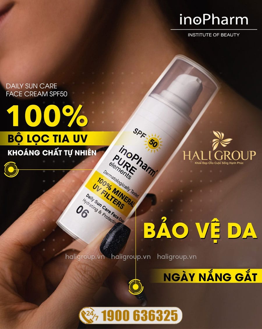 Kem Chống Nắng Inopharm Daily Sun Care Face Cream SPF 50