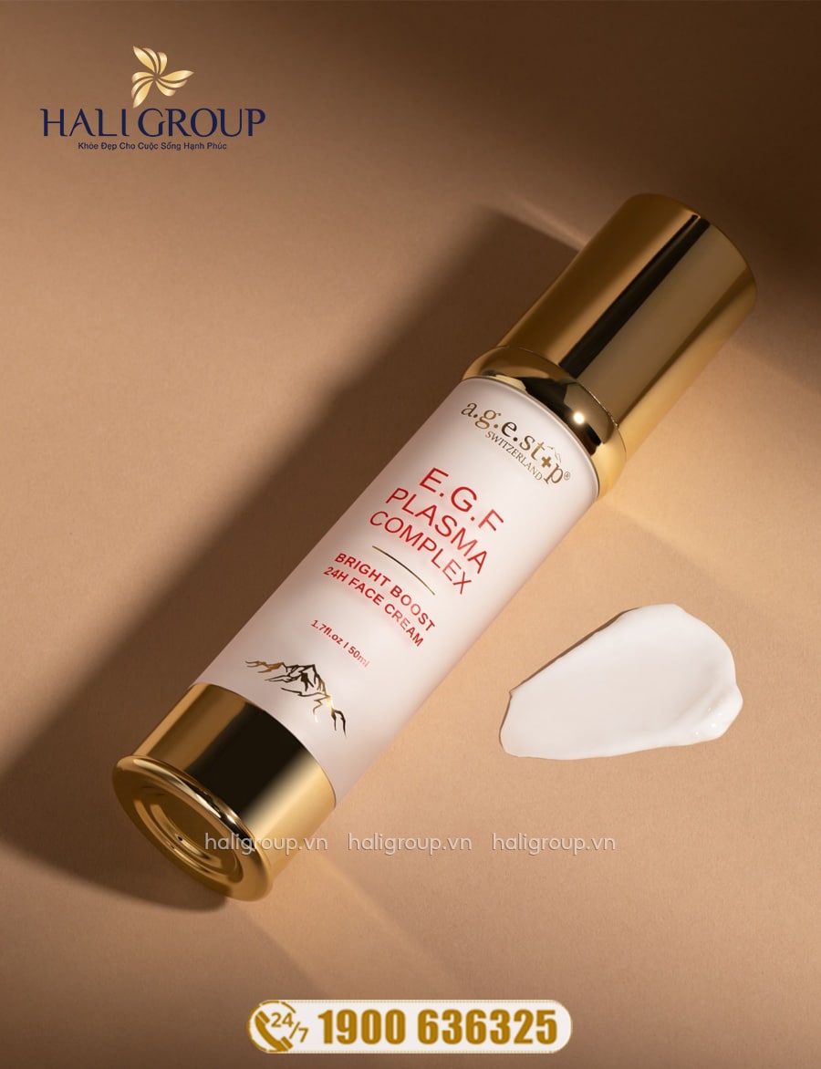 Thành phần Kem Dưỡng EGF Tăng Cường Làm Sáng & Dịu Da Agestop E.G.F. Plasma 24h Face Cream