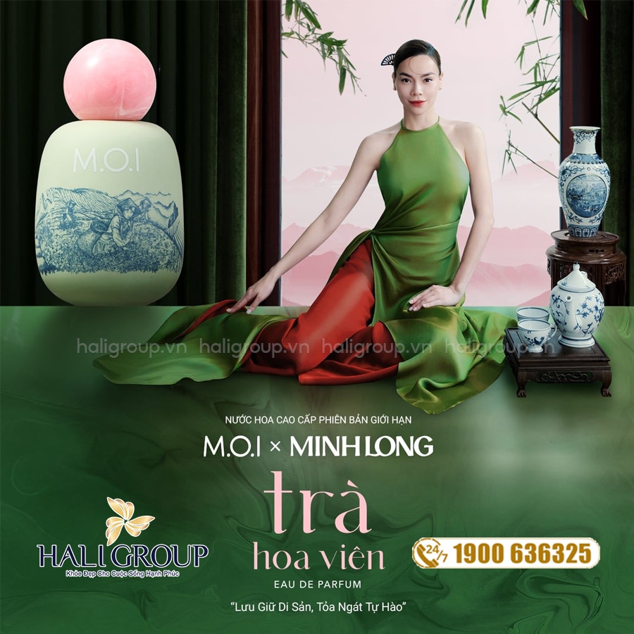 Nước Hoa Trà Hoa Viên M.O.I x Minh Long