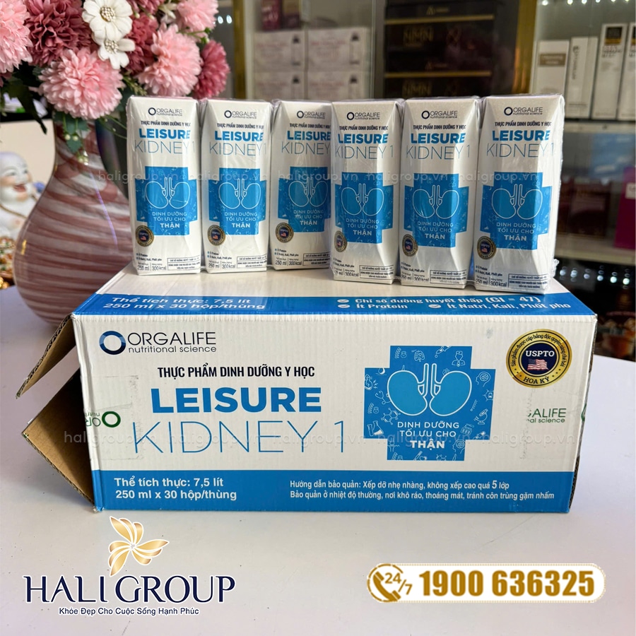 cách dùng Thực Phẩm Dinh Dưỡng Y Học Leisure Kidney 1
