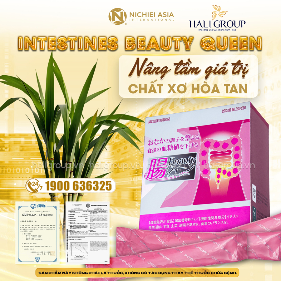 công dụng Intestines Beauty Queen Nichiei Asia Nhật Bản
