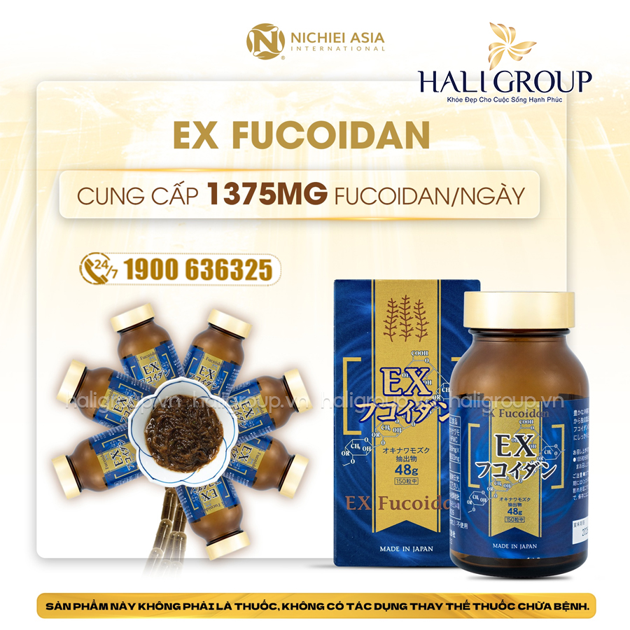 Viên Ex Fucoidan Nichiei Asia Nhật Bản