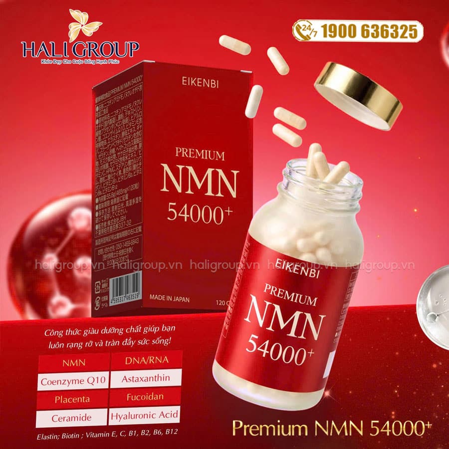 Viên Uống NMN 54000+ Eikenbi Nhật Bản