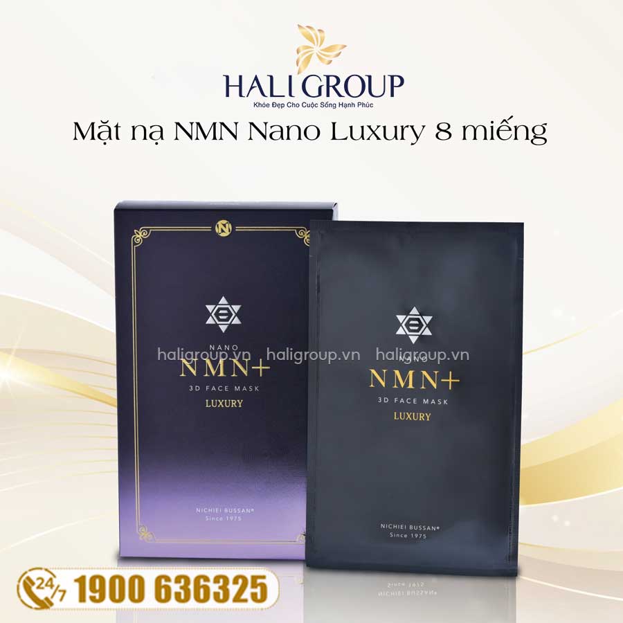 Mặt Nạ Nichiei Bussan Nano NMN+ 3D Face Mask Luxury