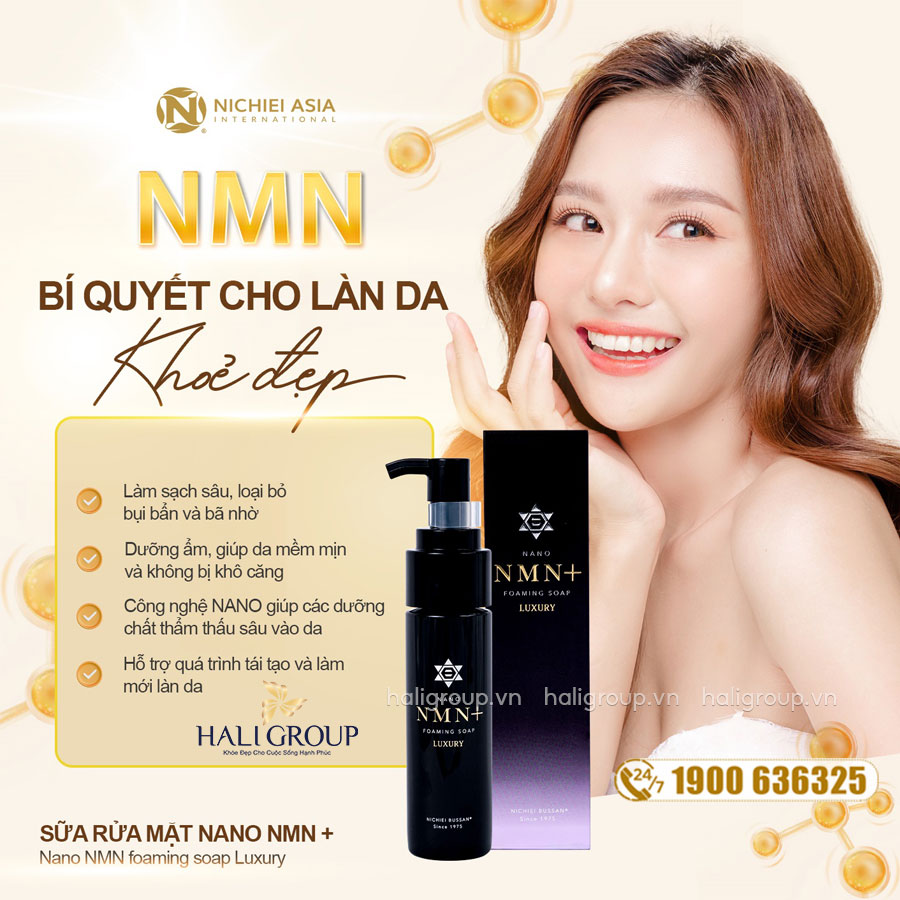 Sữa Rửa Mặt Tạo Bọt Nano NMN+Foaming Soap