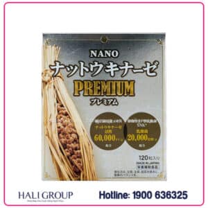 Viên Uống Nattokinase Nano Premium 60000FU/G Nichiei Bussan