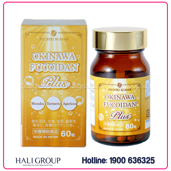 avt-vien-uong-okinawa-fucoidan-plus-nichiei-asia-haligroup Viên Uống Okinawa Fucoidan Plus Kanehide Bio Nichiei Bussan Nichiei Asia Nhật Bản (Hộp 60 Viên)