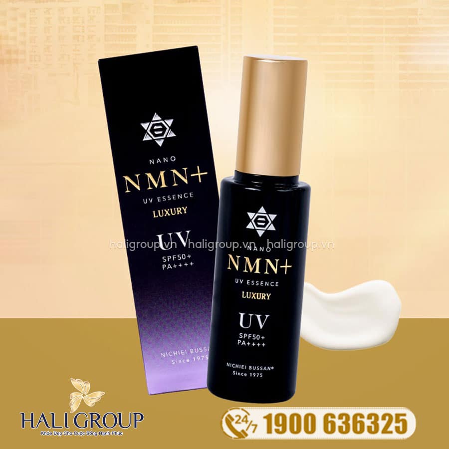 Kem Chống Nắng Nichiei Bussan Nano NMN+ UV Essence