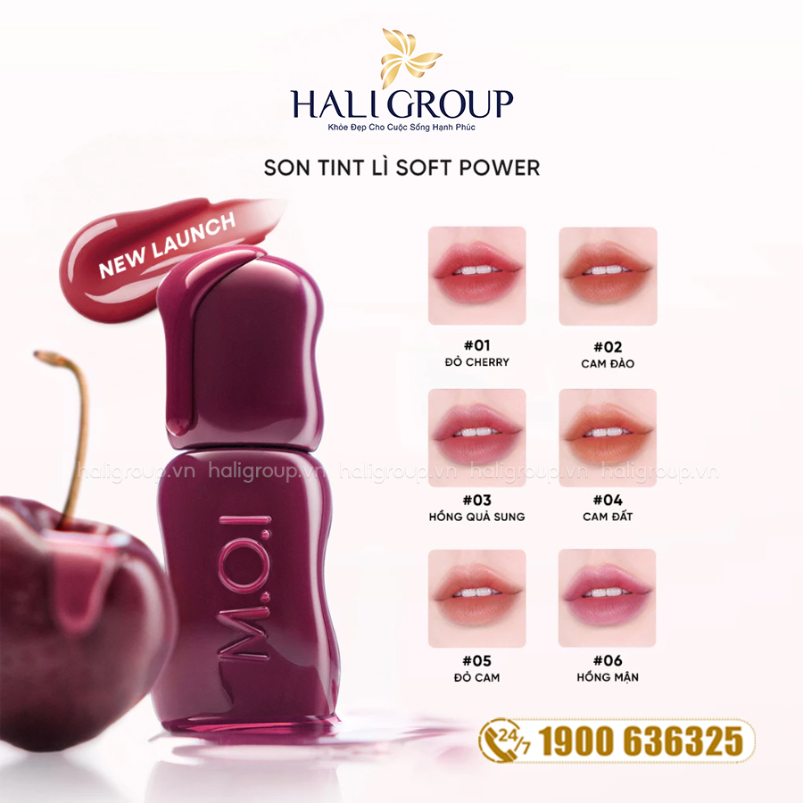 Son Tint Lì M.O.I Soft Power Matte Lip Tint Hồ Ngọc Hà